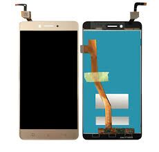 Дисплей (LCD) Lenovo K8 Note с сенсором золотой