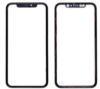 Стекло сенсорного экрана Apple iPhone 11 A2221, A2111, A2223 черное Оригинал