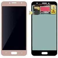 Дисплей (LCD) Samsung J250 Galaxy J2 (2018) TFT (подсветка Оригинал) с сенсором золотой