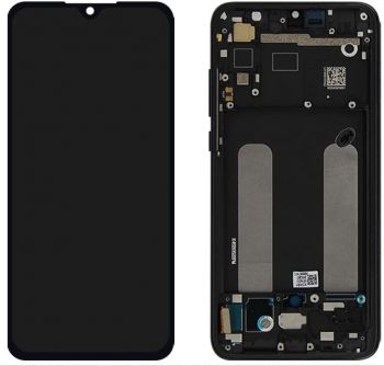Дисплей Xiaomi Mi9 Lite M1904F3BG, Mi CC9 с сенсором (тачскрином) черный с рамкой OLED