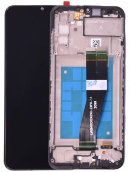 Дисплей Samsung M025 (SM-M025F, SM-M025F/DS) Galaxy M02s с сенсором (тачскрином) черный с рамкой Оригинал