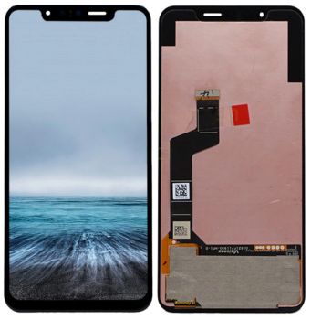 Дисплей LG G810, LMG810, LMG810EAW G8s ThinQ с сенсором (тачскрином) черный Оригинал