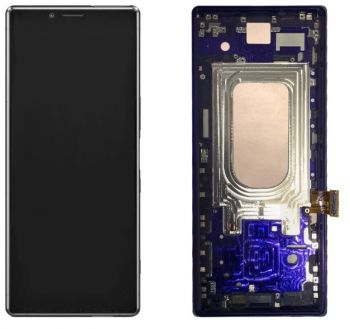 Дисплей Sony J9110, J9150, J8170, J8110 Xperia 1, Xperia XZ4 с сенсором (тачскрином) черный с рамкой Оригинал