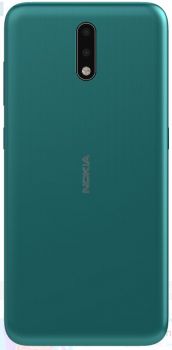 Задняя крышка корпуса Nokia 2.3 TA-1206, TA-1211, TA-1214, TA-1209 бирюзовая Оригинал