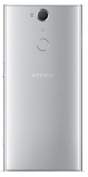 Задняя крышка корпуса Sony H4413, H4493, H3413 Xperia XA2 Plus Dual Sim серебристая Оригинал