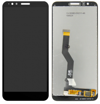 Дисплей Motorola XT2005, XT2005-1, XT2005-3 Moto E6 с сенсором (тачскрином) черный