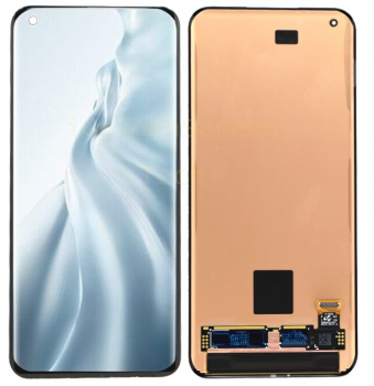 Дисплей Xiaomi Mi11 Pro M2102K1AC, Mi11 Ultra M2102K1G с сенсором (тачскрином) черный Оригинал