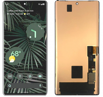 Дисплей Google Pixel 6 Pro GLUOG, G8VOU с сенсором (тачскрином) черный Оригинал