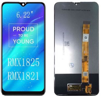 Дисплей Realme 3 RMX1821, RMX1825 с сенсором (тачскрином) черный