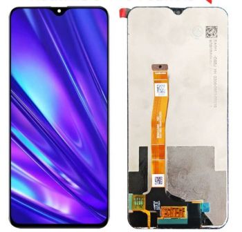 Дисплей Realme 5 Pro RMX1971, Realme Q с сенсором (тачскрином) черный