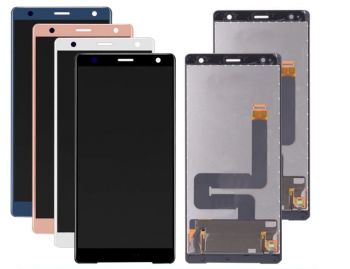 Дисплей Sony H8216, H8266, H8276, H8296 Xperia XZ2 с сенсором (тачскрином) зеленый Оригинал