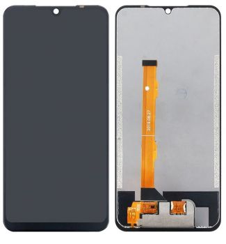 Дисплей Doogee N20 с сенсором (тачскрином) черный Оригинал