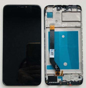 Дисплей Huawei Honor 8C BKK-LX2, BKK-LX1, BKK-L21, BKK-AL00, BKK-TL00, BKK-AL10 с сенсором (тачскрином) черный с рамкой Оригинал