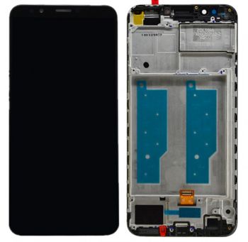 Дисплей Huawei Y7 Prime 2018, Y7 2018, Y7 Pro 2018 LDN-L21, LDN-L01, LDN-LX3, LDN-TL10, LDN-LX2 с сенсором (тачскрином) черный с рамкой