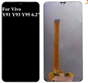 Дисплей Vivo Y91, Y91i, Y91c, Y93, Y93s, Y93st, Y95 MT6762 с сенсором (тачскрином) черный Оригинал