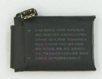 Аккумулятор (батарея) Apple Watch 3 38mm A1848 LTE-версия 279mAh Оригинал