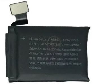 Аккумулятор (батарея) Apple Watch 3 42mm A1875 GPS-версия 342mAh Оригинал