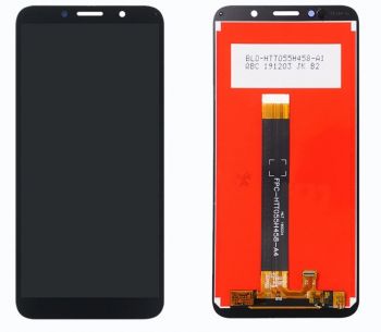 Дисплей Motorola XT2029, XT2029-2 Moto E6 Play с сенсором (тачскрином) черный