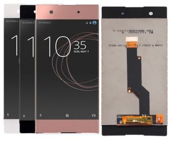 Дисплей Sony G3112, G3116, G3121, G3123, G3125 Xperia XA1 Dual с сенсором (тачскрином) розовый Оригинал