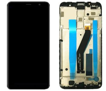 Дисплей Meizu M6T M811H, M811Q, M811M с сенсором (тачскрином) черный с рамкой