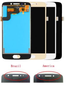 Дисплей Motorola XT1762, XT1766, XT1760 Moto E4 с сенсором (тачскрином) белый Оригинал