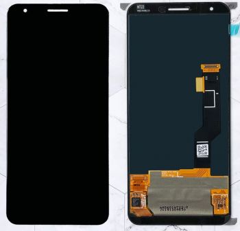 Дисплей Google Pixel 3 XL G013C, G013D с сенсором (тачскрином) черный Оригинал