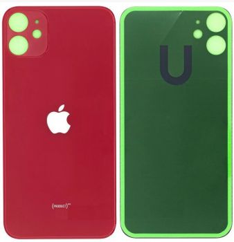 Задняя крышка корпуса Apple iPhone 11 A2221, A2111, A2223 красная Оригинал