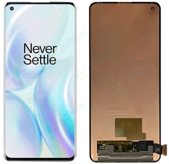 Дисплей OnePlus 8 IN2013, IN2017 с сенсором (тачскрином) черный Оригинал