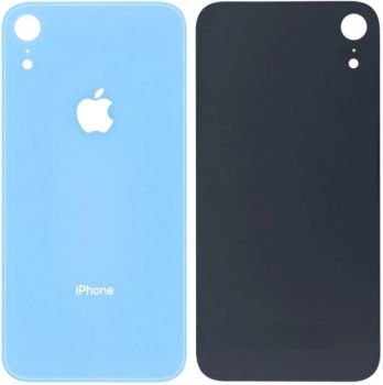 Задняя крышка корпуса Apple iPhone XR A2105, A1984, A2107 голубая Оригинал
