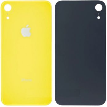 Задняя крышка корпуса Apple iPhone XR A2105, A1984, A2107 желтая Оригинал