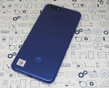 Задняя крышка корпуса Huawei Y6 2018 ATU-L11, ATU-LX3, ATU-L21, ATU-L22 синяя