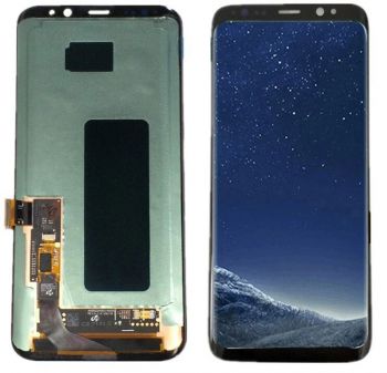 Дисплей Samsung G955 (SM-G955F, SM-G955FD) Galaxy S8 Plus с сенсором (тачскрином) черный OLED