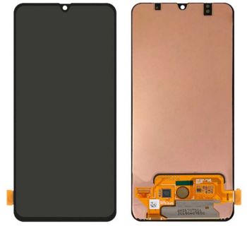 Дисплей Samsung A705 (SM-A705F, SM-A705FN/DS) Galaxy A70 с сенсором (тачскрином) черный OLED