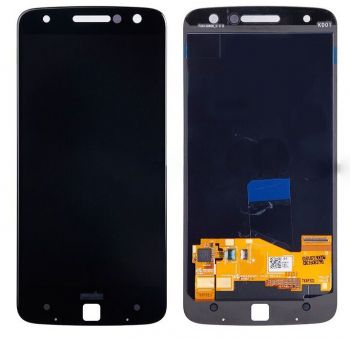 Дисплей Motorola XT1650-03, XT1650-01 Moto Z с сенсором (тачскрином) черный Оригинал