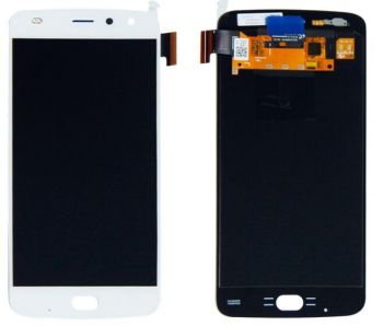 Дисплей Motorola XT1710-09, XT1710-08, XT1710-10, XT1710-11 Moto Z2 Play с сенсором (тачскрином) белый OLED