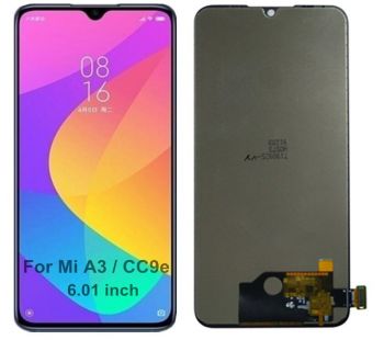 Дисплей Xiaomi Mi A3 M1906F9SH, M1906F9SI, Mi CC9e с сенсором (тачскрином) черный OLED