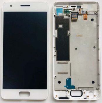 Дисплей Lenovo ZUK Z2, ZUK Z2 Plus Z2132, Z2131 с сенсором (тачскрином) белый с рамкой Оригинал