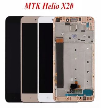 Дисплей (LCD) Xiaomi Redmi Note 4 MediaTek с сенсором чёрный + рамка