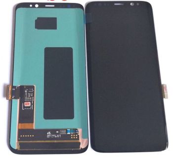 Дисплей Samsung G950 (SM-G950F, SM-G950FD) Galaxy S8 с сенсором (тачскрином) черный Оригинал