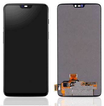 Дисплей (LCD) OnePlus 6 A6003 с сенсором чёрный Оригинал