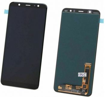 Дисплей Samsung A605 (SM-A605F) Galaxy A6 Plus с сенсором (тачскрином) черный Оригинал
