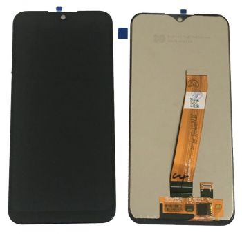 Дисплей Samsung A015 (SM-A015F, SM-A015F/DS) Galaxy A01 с сенсором (тачскрином) черный Оригинал
