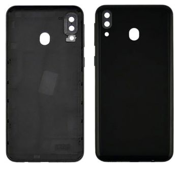 Задняя крышка корпуса Samsung M205 (SM-M205F, SM-M205F/DS) Galaxy M20 черная Оригинал