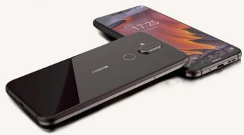 Задняя крышка корпуса Nokia 8.1 TA-1128, TA-1121, TA-1119, TA-1131 черная Оригинал