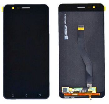 Дисплей Asus ZE553KL ZenFone 3 Zoom Z01HDA, Z01HD с сенсором (тачскрином) черный Оригинал