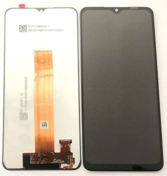 Дисплей Samsung A022 (SM-A022F, SM-A022F/DS) Galaxy A02 с сенсором (тачскрином) черный Оригинал