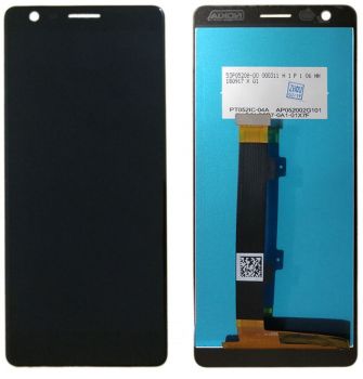 Дисплей (LCD) Nokia 3.1 с сенсором чёрный