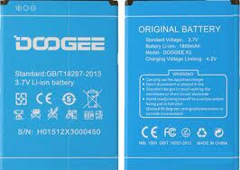 Аккумулятор (батарея) для Doogee X3 1800mAh Оригинал