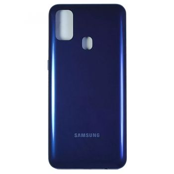 Задняя крышка корпуса Samsung M215 (SM-M215F) Galaxy M21 синяя Оригинал