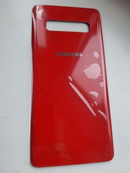 Задняя крышка корпуса Samsung G975 (SM-G975F, SM-G975F/DS) Galaxy S10 Plus красная Оригинал